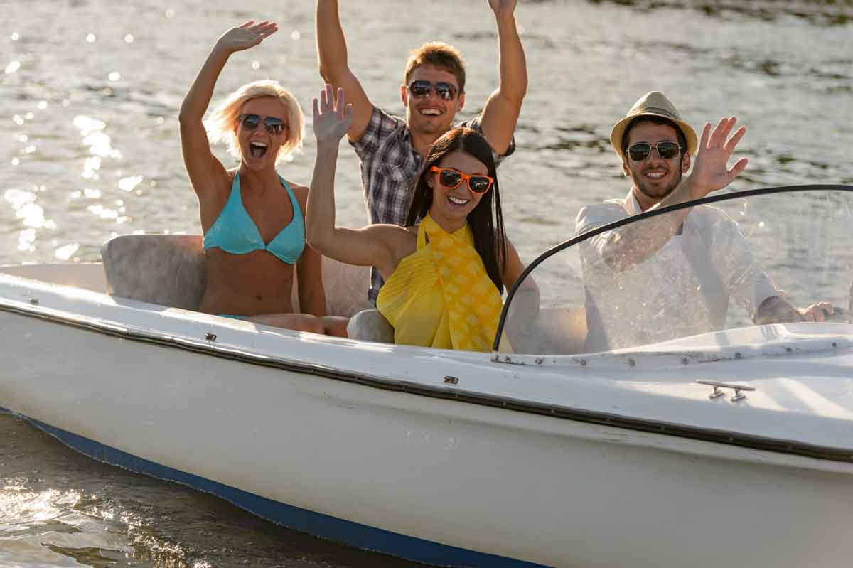 varen met vrienden