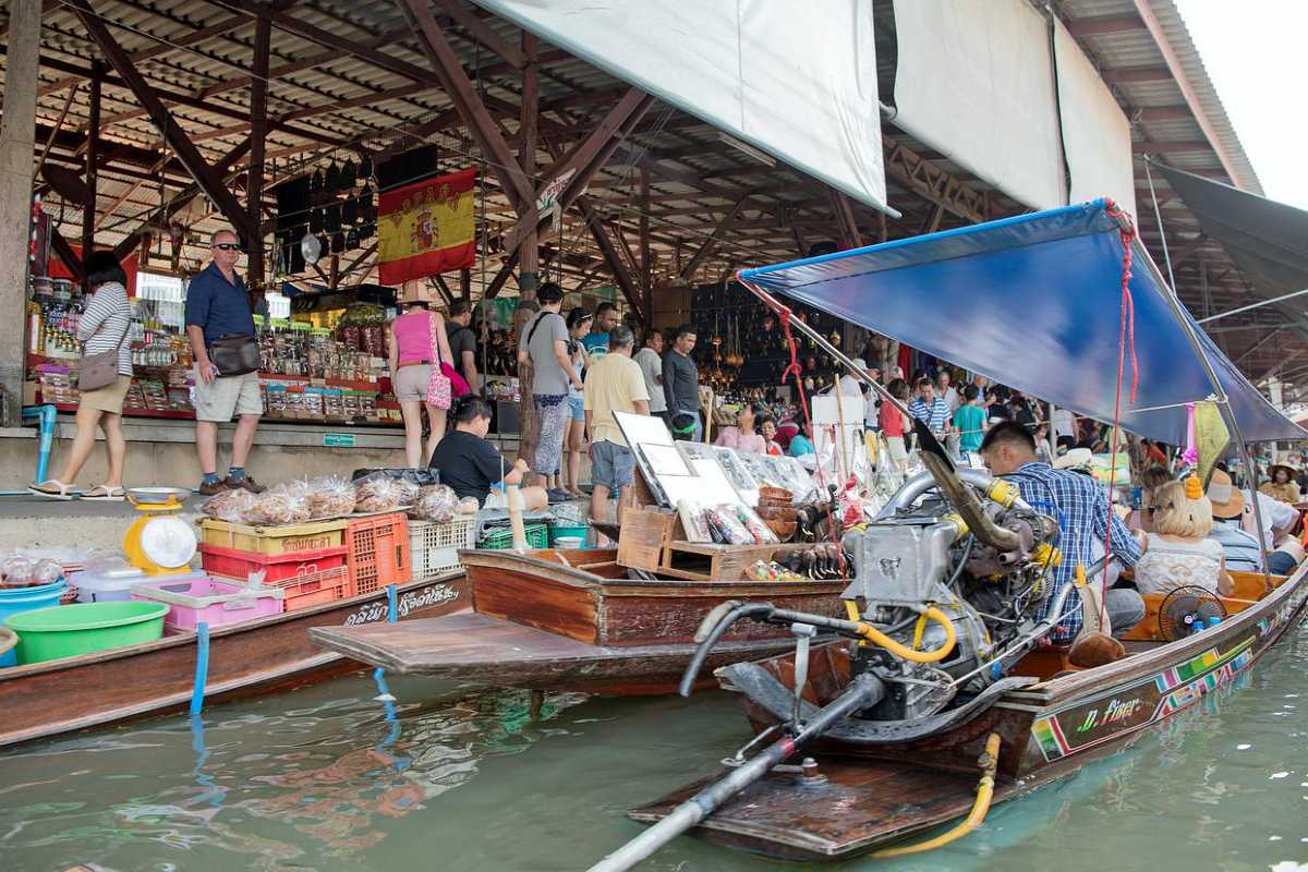 varende markt in Thailand | Groepsreis Thailand