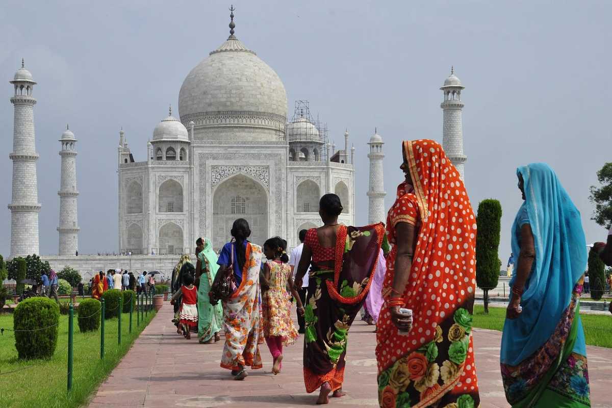 bezoek aan de Taj Mahal