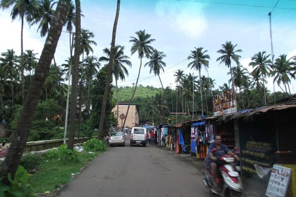 winkelstraatje GOA India