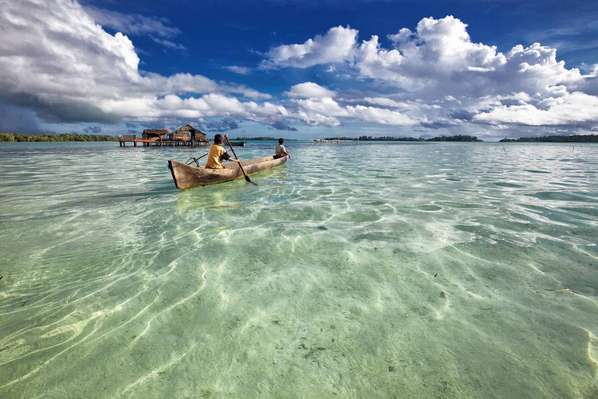 Boomstamkano in Indonesië