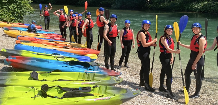 sportieve en actieve groepsreis